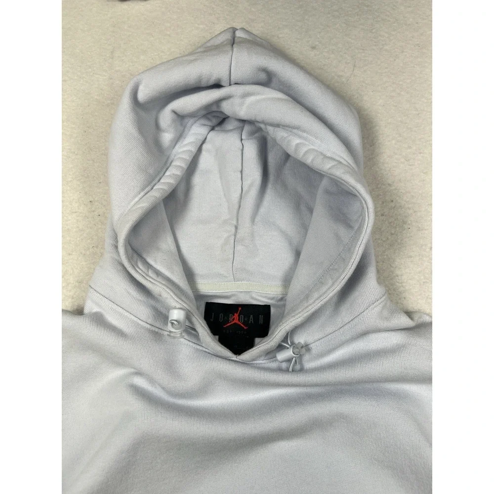 Nike Air Jordan x Solefly Football Gray Hoodie - DV7509-085 - Men's Size XL